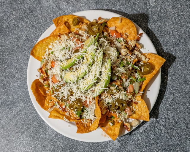 Steak a la mexicana.
